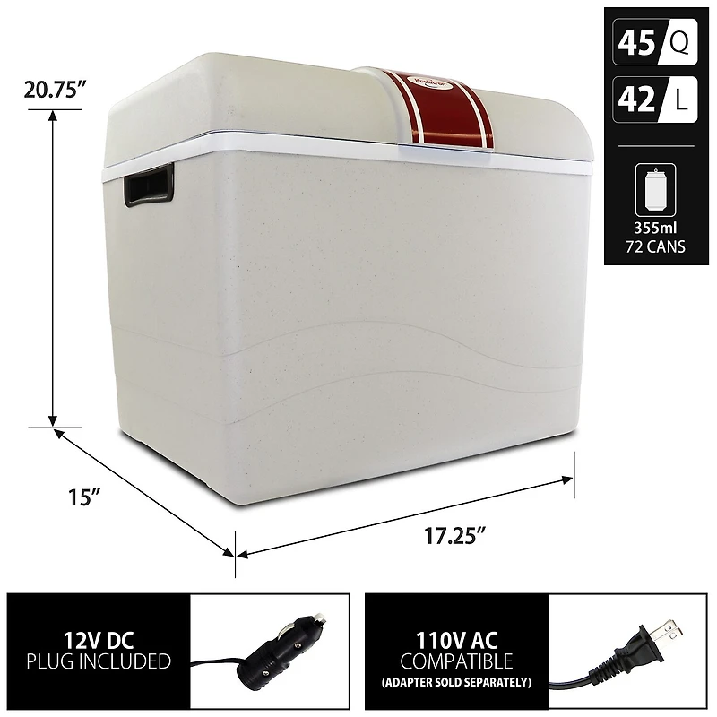 Koolatron TravelSaver Thermoelectric Iceless Cooler Warmer 42L