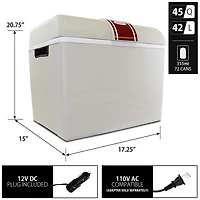Koolatron TravelSaver Thermoelectric Iceless Cooler Warmer 42L