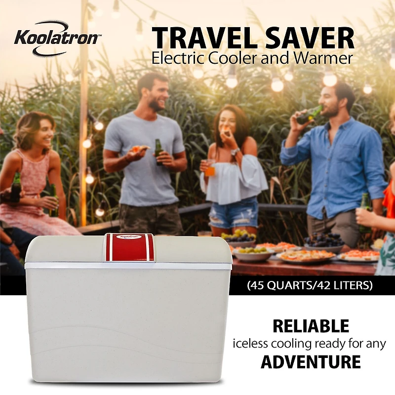 Koolatron TravelSaver Thermoelectric Iceless Cooler Warmer 42L