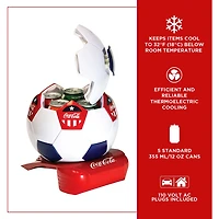 Coca-Cola Soccer Ball 5 Can Beverage Cooler