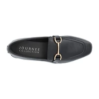 Journee Collection Mizza Womens Square Closed Toe Loafers