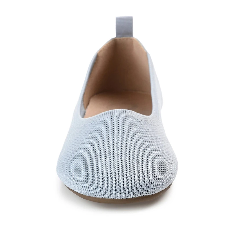 Journee Collection Jersie Womens Round Closed Toe Ballet Flats