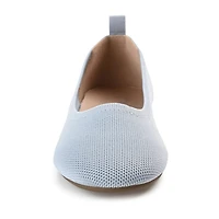 Journee Collection Jersie Womens Round Closed Toe Ballet Flats