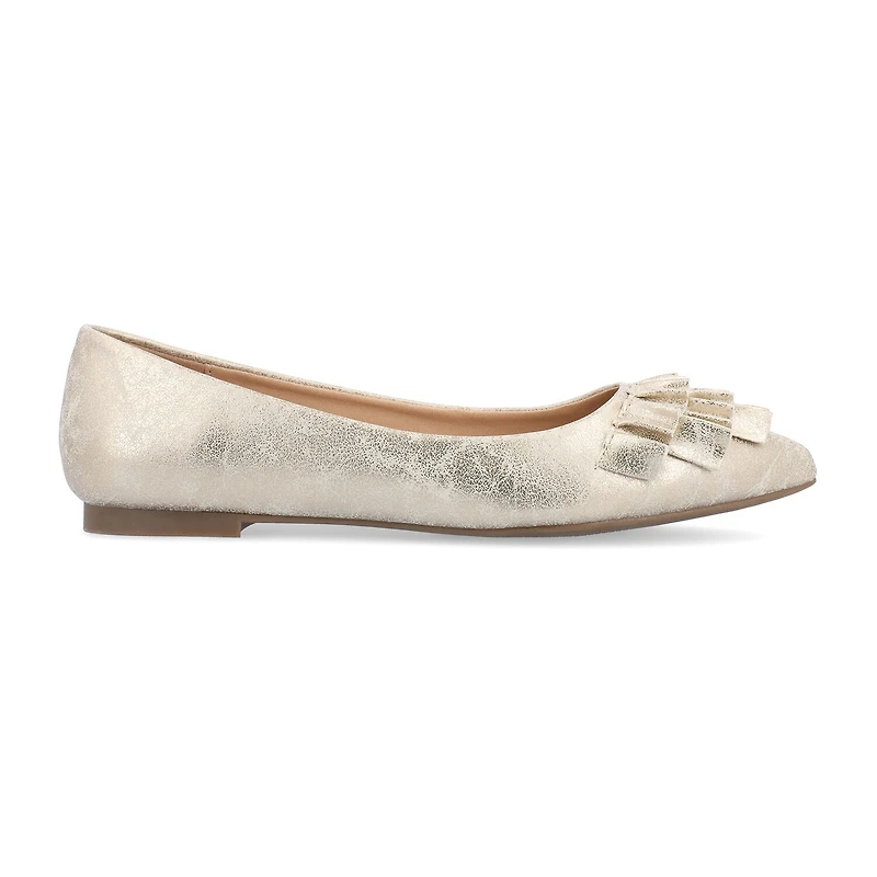 Journee Collection Womens Judy Slip-on Pointed Toe Ballet Flats