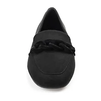 Journee Collection Cordell-Wd Womens Moc Closed Toe Loafers-Wide Width