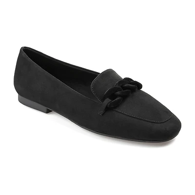 Journee Collection Cordell-Wd Womens Moc Closed Toe Loafers-Wide Width