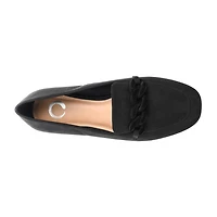 Journee Collection Cordell-Wd Womens Moc Closed Toe Loafers-Wide Width