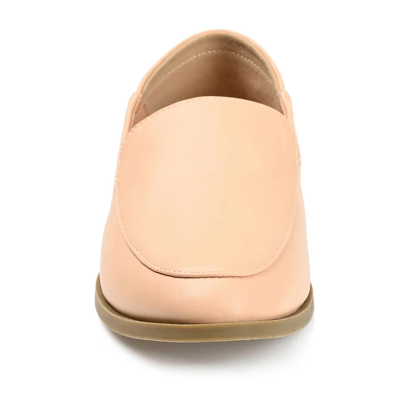 Journee Collection Corinne-Wd Womens Moc Closed Toe Loafers-Wide Width