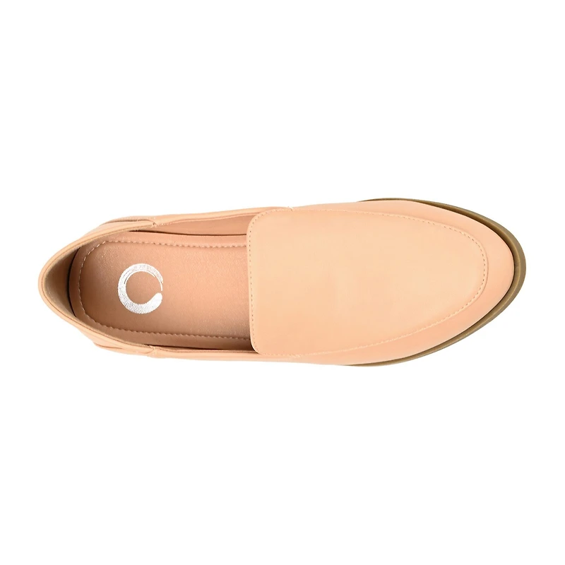 Journee Collection Corinne-Wd Womens Moc Closed Toe Loafers-Wide Width