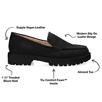Journee Collection Erika Womens Pointed Loafers