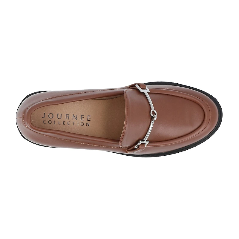 Journee Collection Kezziah Womens Moc Closed Toe Block Heel Pumps