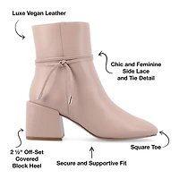 Journee Collection Womens Beverley Block Heel Booties
