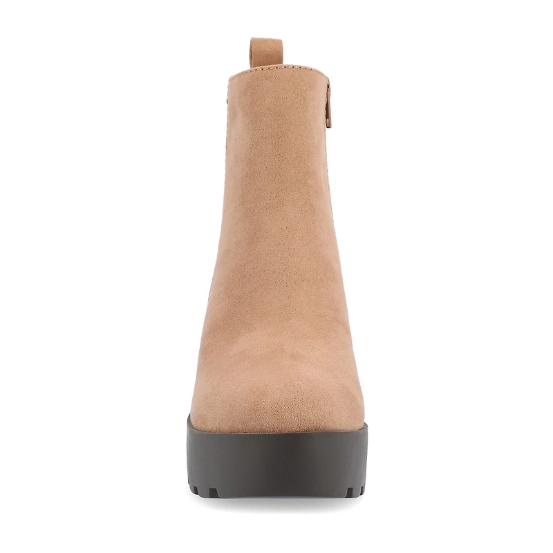 Journee Collection Womens Cassidy Block Heel Booties