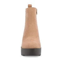 Journee Collection Womens Cassidy Block Heel Booties