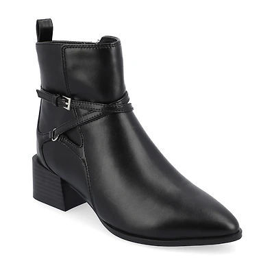 Journee Collection Womens Estelle Stacked Heel Booties