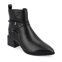 Journee Collection Womens Estelle Stacked Heel Booties