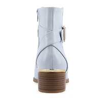 Journee Collection Womens Elley Stacked Heel Booties