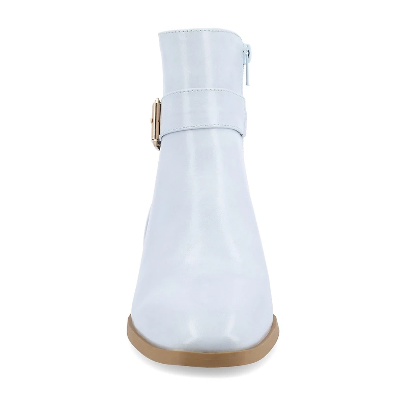 Journee Collection Womens Elley Stacked Heel Booties