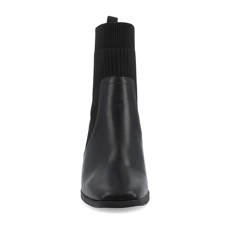Journee Collection Womens Harlowe Stacked Heel Booties