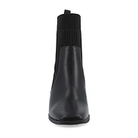 Journee Collection Womens Harlowe Stacked Heel Booties