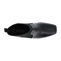 Journee Collection Womens Harlowe Stacked Heel Booties