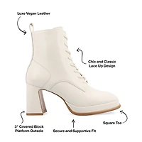 Journee Collection Womens Kalindi Block Heel Booties