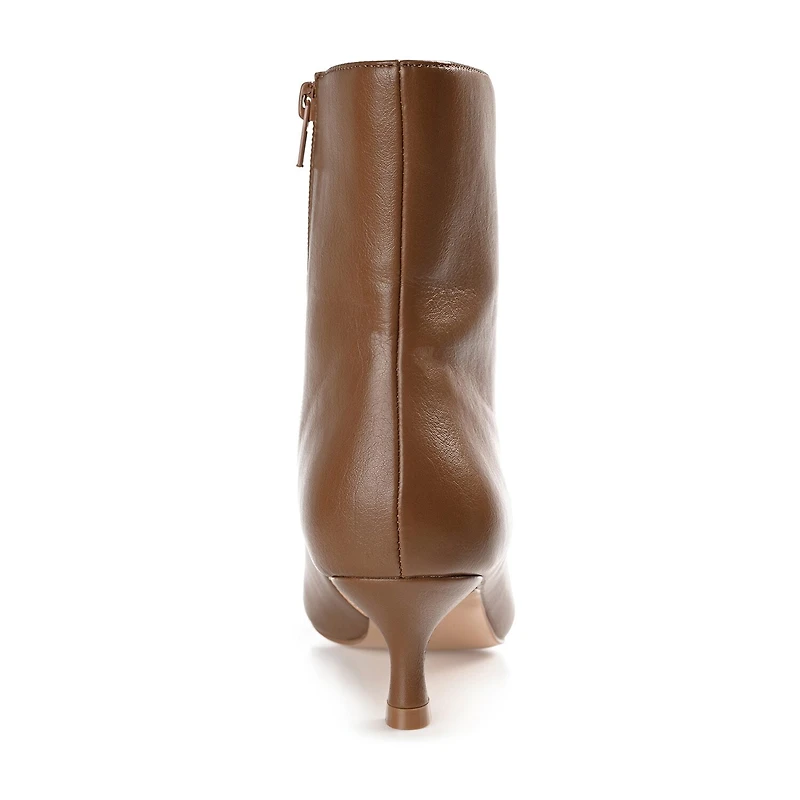 Journee Collection Womens Arely-Wd Kitten Heel Booties Wide Width