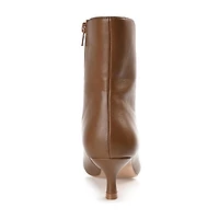 Journee Collection Womens Arely-Wd Kitten Heel Booties Wide Width