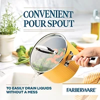 Farberware Style 3-qt Non-Stick Sauce Pan with Lid