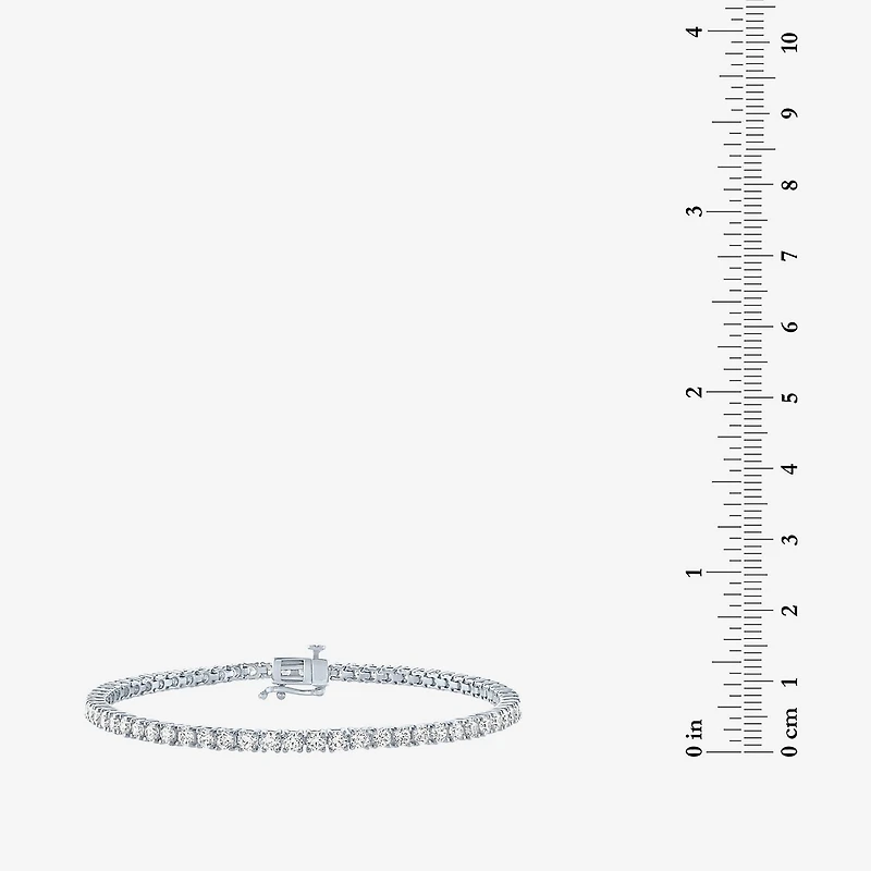 Diamond Addiction (G-H / SI2-I1) 4 CT. T.W. Lab Grown White 14K or Yellow Gold 7.25 Inch Tennis Bracelet