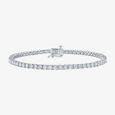 Diamond Addiction (G-H / SI2-I1) 4 CT. T.W. Lab Grown White 14K or Yellow Gold 7.25 Inch Tennis Bracelet