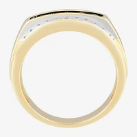 Mens 3/4 CT. T.W. Natural Diamond 10K Gold Fashion Ring
