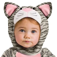 Toddler Unisex Gray Stripe Kitten Costume