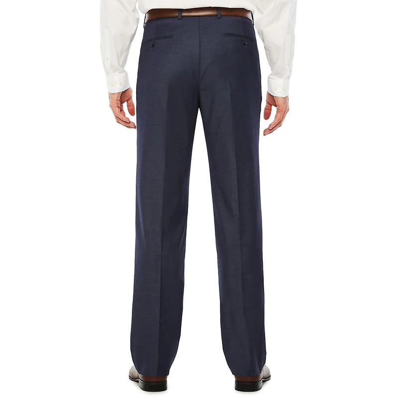 J. Ferrar Mens Geometric Stretch Slim Fit Suit Pant - Slim