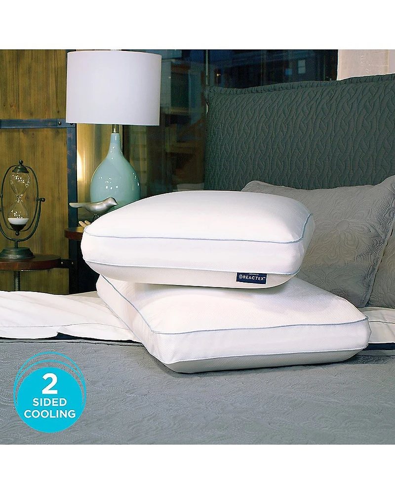 SensorPEDIC Epic Chill Powered by REACTEX Cooling Memory Foam Gusseted Pillow