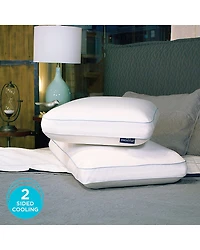 SensorPEDIC Epic Chill Powered by REACTEX Cooling Memory Foam Gusseted Pillow