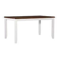 Janisse Rectangular Wood-Top Dining Table