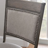 Linon Firview Counter Height Upholstered Swivel Bar Stool