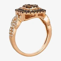 Le Vian® Ring featuring 3/4 CT. Chocolate Diamonds® 1 3/8 Nude Diamonds™ set 14K Strawberry or Honey Gold®