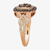 Le Vian® Ring featuring 3/4 CT. Chocolate Diamonds® 1 3/8 Nude Diamonds™ set 14K Strawberry or Honey Gold®