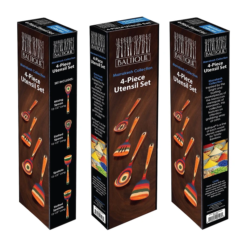 Baltique by Totally Bamboo Marrakesh 4-pc. Kitchen Utensil Set
