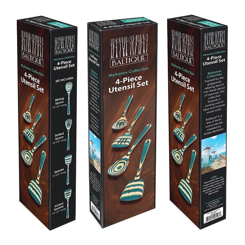 Baltique by Totally Bamboo Mykonos -pc. Kitchen Utensil Set