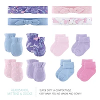 The Peanutshell Purple Butterfly Baby Girls 30-pc. Clothing Set