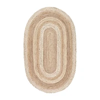 nuLoom Charlene Braided Border Jute Rug