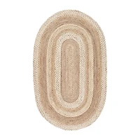 nuLoom Charlene Braided Border Jute Rug