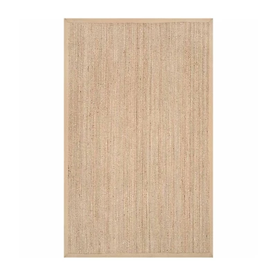 nuLoom Elijah Seagrass with Border Rug