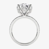 Grown Gorgeous (F, Vs2) Womens 4 7/8 Ct. T.W. Lab White Diamond 14K Gold or Platinum Round Side Stone Engagement Ring