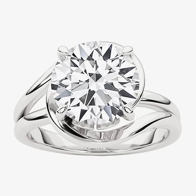 Grown Gorgeous F, Vs2 Womens 3 CT. T.W. Lab White Diamond 14K Gold or Platinum Round Engagement Ring