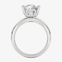 Grown Gorgeous (F,Vs2) Womens 3 3/8 Ct. Lab White Diamond 14K Gold or Platinum Oval Solitaire Engagement Ring