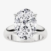 Grown Gorgeous (F,Vs2) Womens 3 3/8 Ct. Lab White Diamond 14K Gold or Platinum Oval Solitaire Engagement Ring
